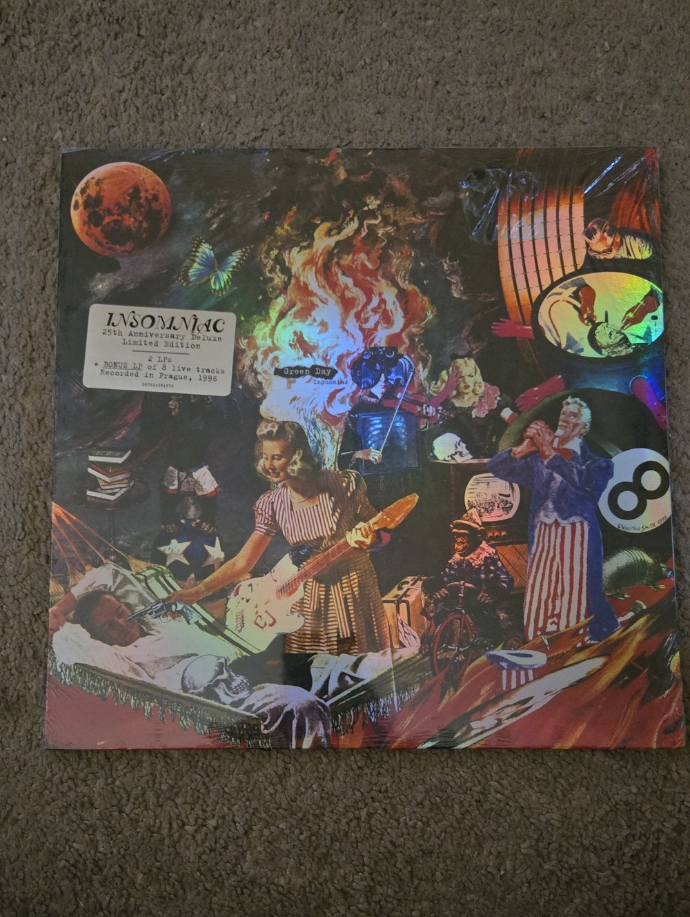 Green Day Insomniac 25th Anniversary Deluxe Limoted Edition Vinyl
